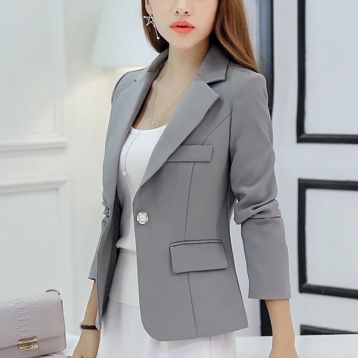 Eleganter Schlanker Damenblazer mit Taschen - Sophia
