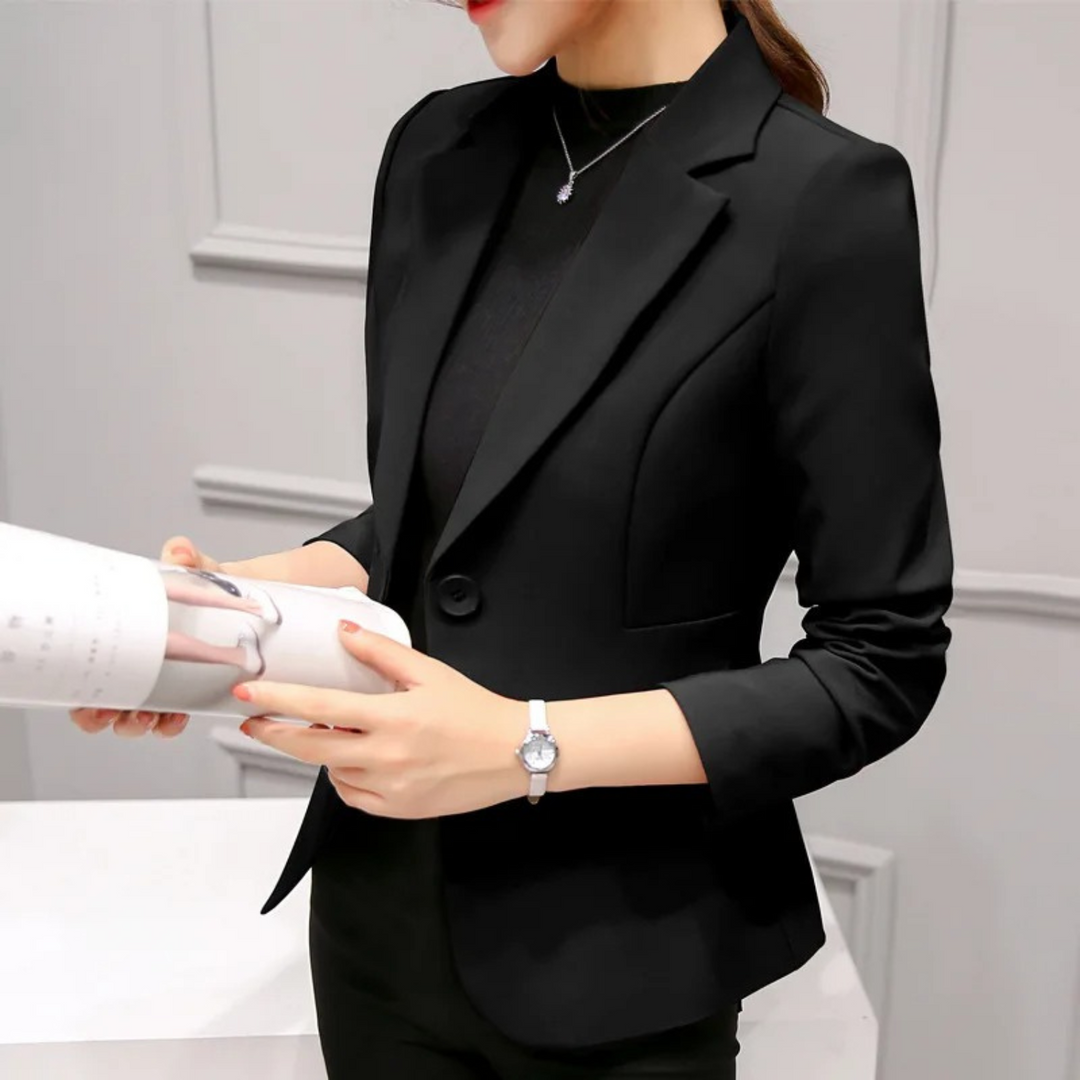 Eleganter Schlanker Damenblazer mit Taschen - Sophia