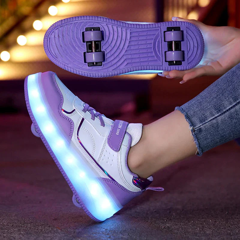 Orthopädische LED-Roll-Sneaker - Zoe