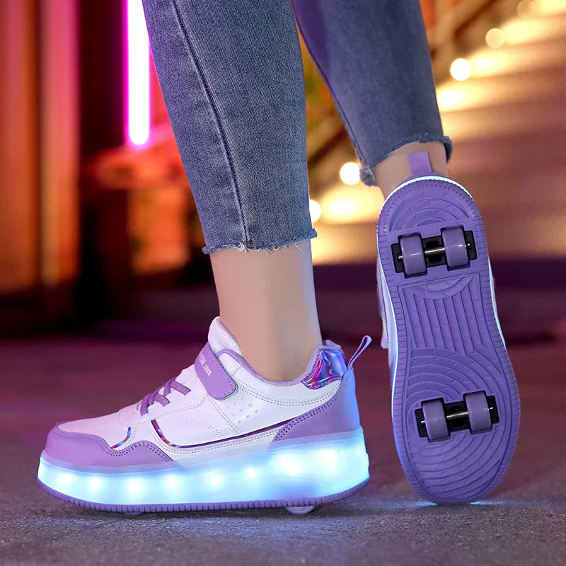 Orthopädische LED-Roll-Sneaker - Zoe