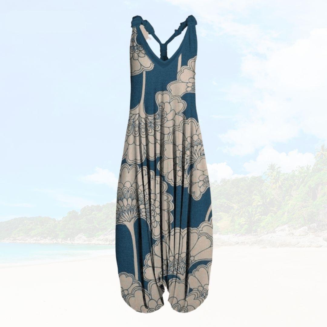 Sommerlicher Damen-Jumpsuit mit lockerem Schnitt – Elenya