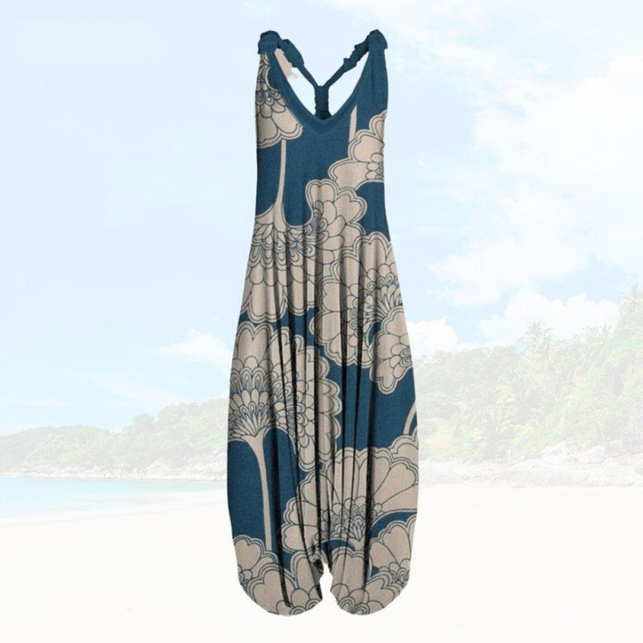 Sommerlicher Damen-Jumpsuit mit lockerem Schnitt – Elenya