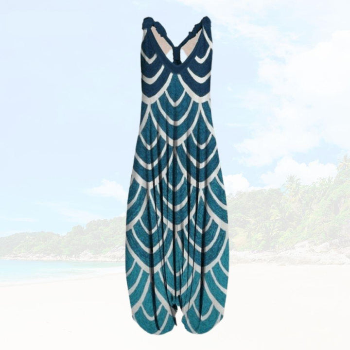 Sommerlicher Damen-Jumpsuit mit lockerem Schnitt – Elenya