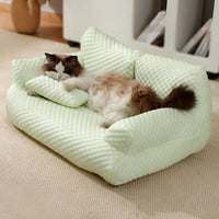 Wasbaar Pluche Kussenbed voor Huisdieren - CozyPaws