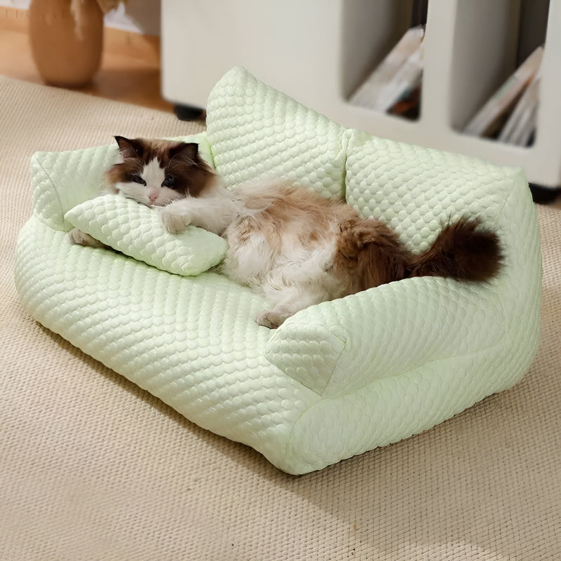 Wasbaar Pluche Kussenbed voor Huisdieren - CozyPaws