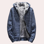 Klassische Gestrickte Kapuzenjacke für Herren - Milan