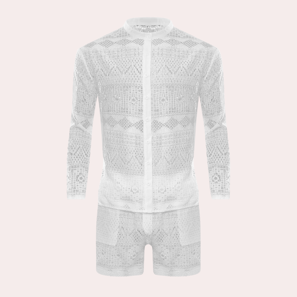 Luftiges Spitzen-Sommeroutfit für Herren - Cai