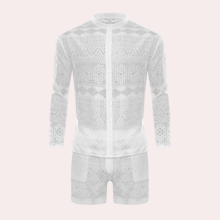 Luftiges Spitzen-Sommeroutfit für Herren - Cai
