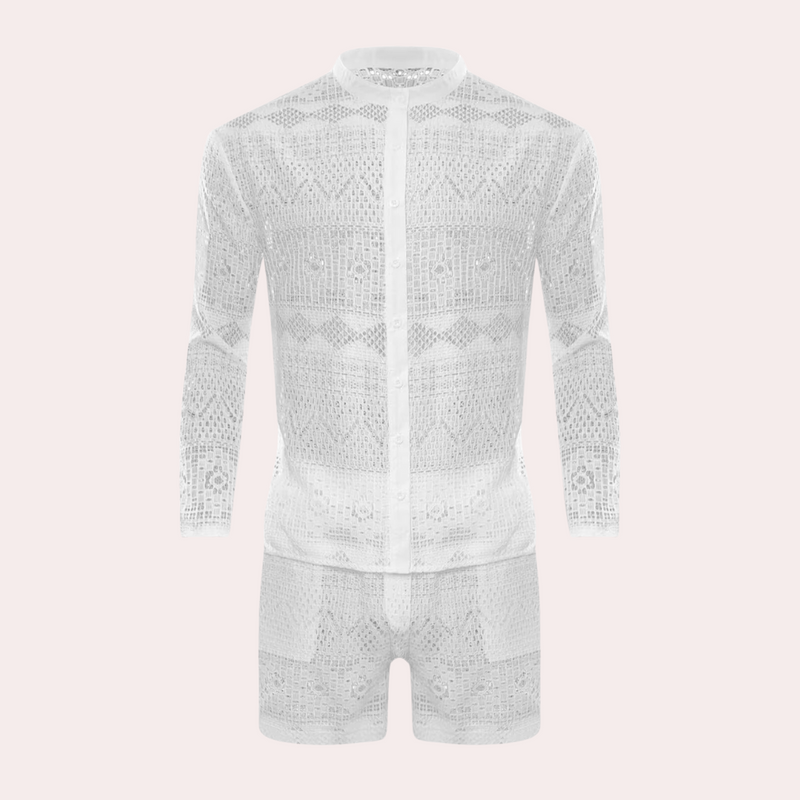 Luftiges Spitzen-Sommeroutfit für Herren - Cai