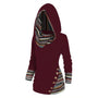 Legerer Damen-Hoodie mit Tribal-Muster – Tavira