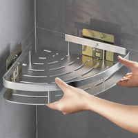 Aluminium Wandregal für Badezimmer Ecken - Cornerix