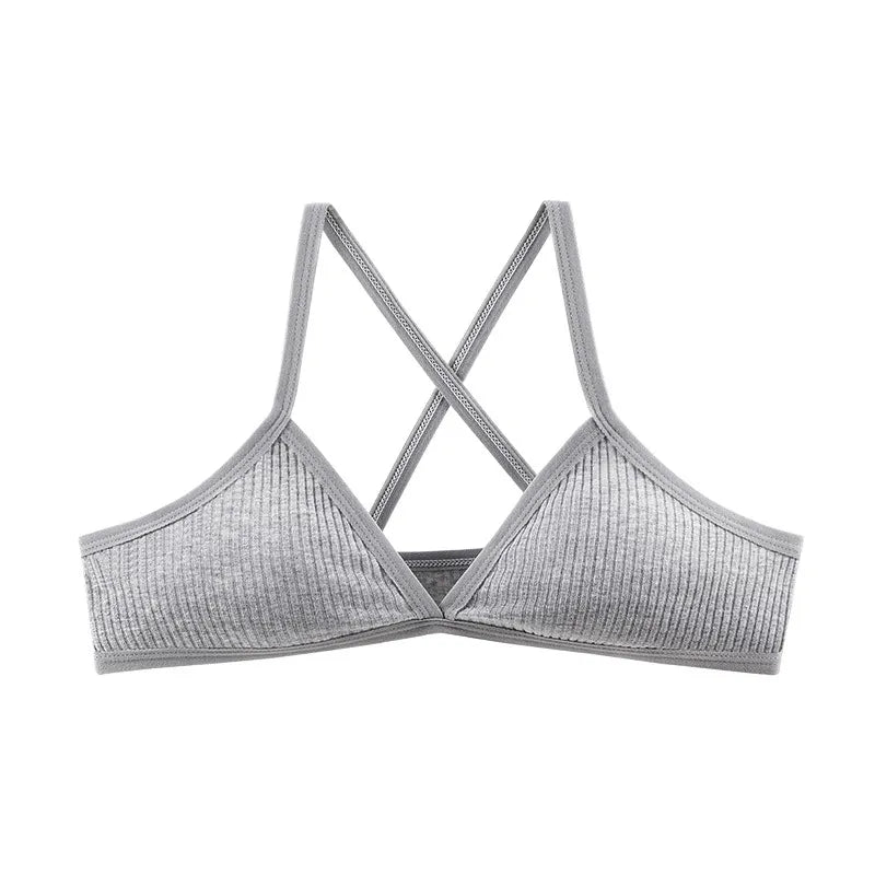 Crossed Bra | With Deep V-Neckline