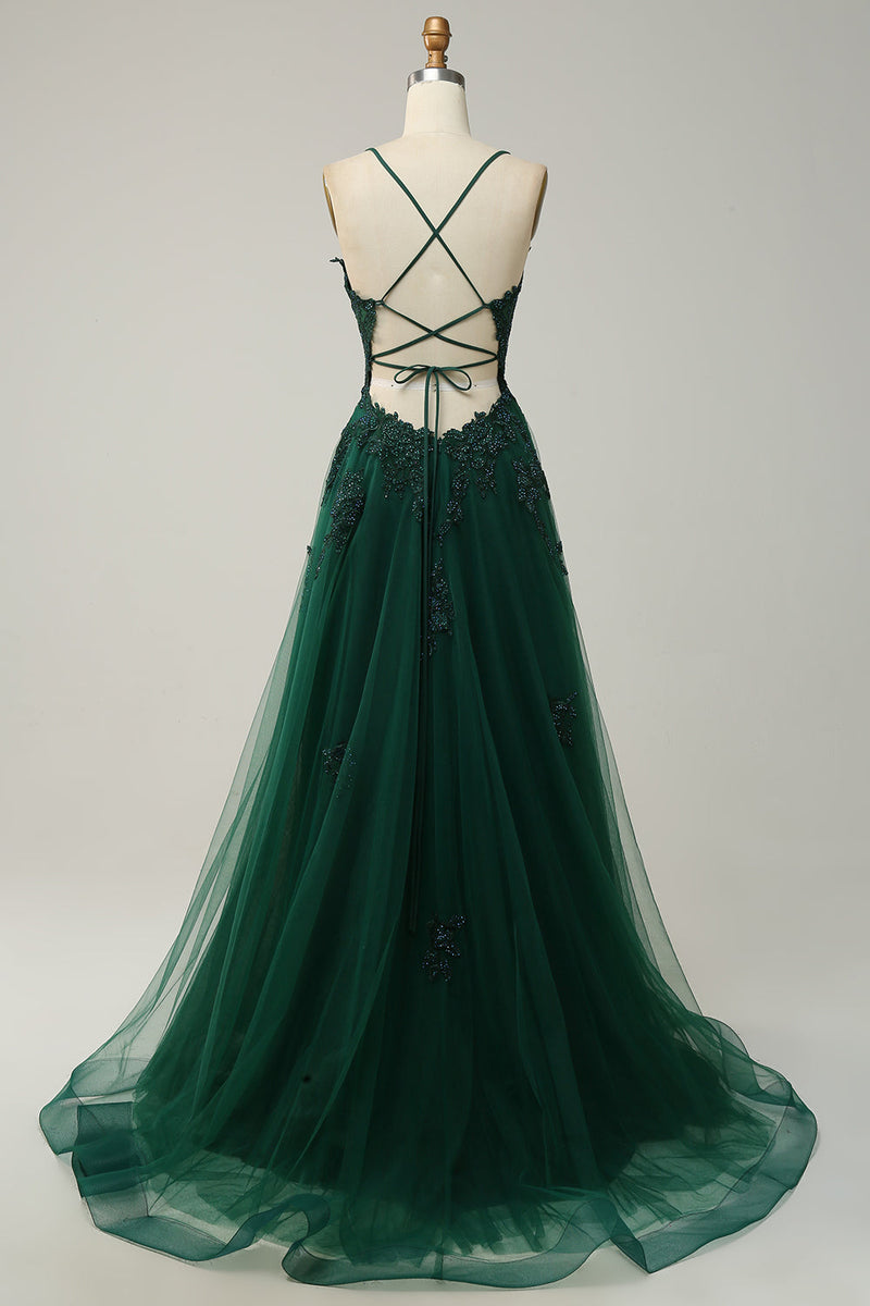 Stylish A-Line Evening Dress - Emilia