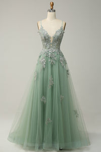 Stylish A-Line Evening Dress - Emilia
