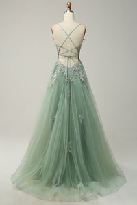 Stylish A-Line Evening Dress - Emilia