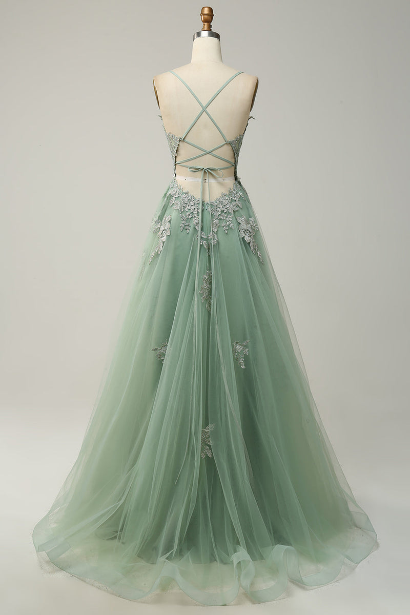 Stylish A-Line Evening Dress - Emilia