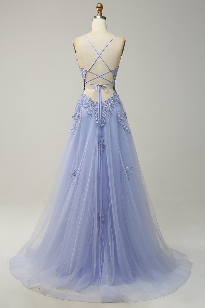 Stylish A-Line Evening Dress - Emilia