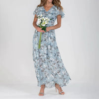 Gina - Stilvolles Midikleid mit Blumenmuster