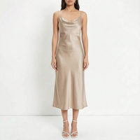 Gedrapeerde Slipdress -  Jody