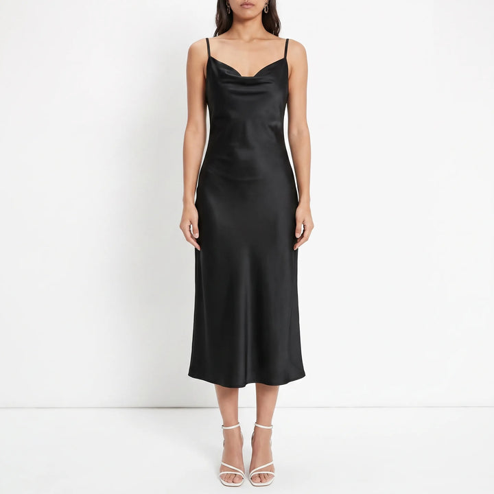 Gedrapeerde Slipdress -  Jody