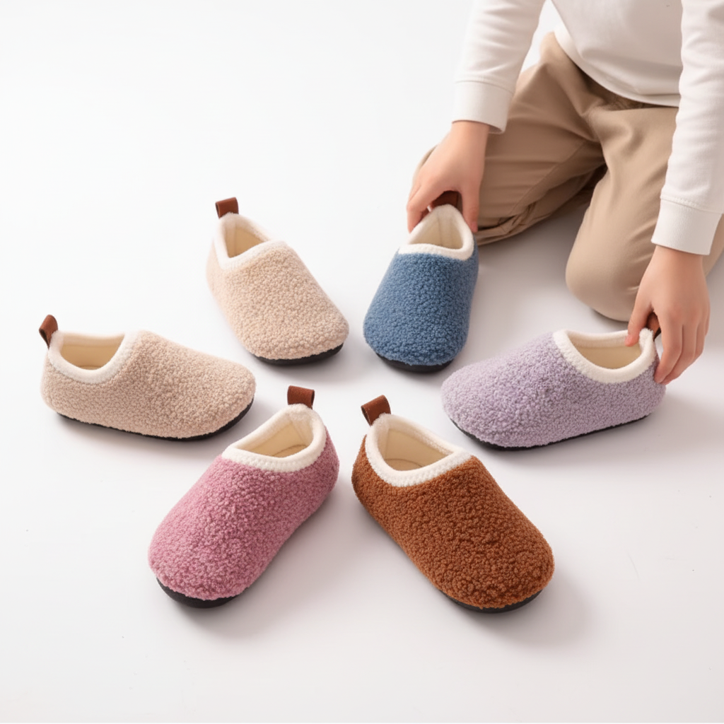 Gefütterte Kinderslappen Aus Plüsch - TeddyToes