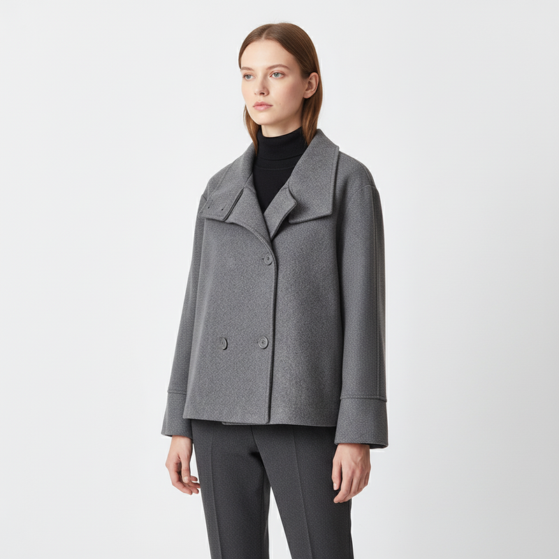 Gefütterter Damen Kurzmantel - Audrey