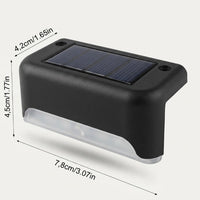 Solar Step Lights Set of 8 – Self-Charging, Auto On/Off 8