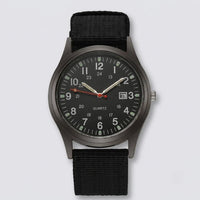Military Watch with Nylon Strap – Water-Resistant, Shockproof, Glow Hands 1
