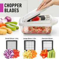 Vegetable Cutter | Dice Slice and Grate | Collection Box & Safety Holder 4