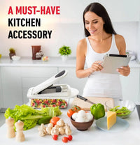 Vegetable Cutter | Dice Slice and Grate | Collection Box & Safety Holder 5