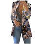 Bedruckter kurzer Damenblazer - Savannah