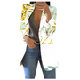 Bedruckter kurzer Damenblazer - Savannah