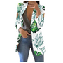 Bedruckter kurzer Damenblazer - Savannah