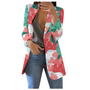 Bedruckter kurzer Damenblazer - Savannah