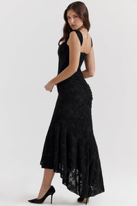 Gerafftes Schulterfreies Kleid - Linda
