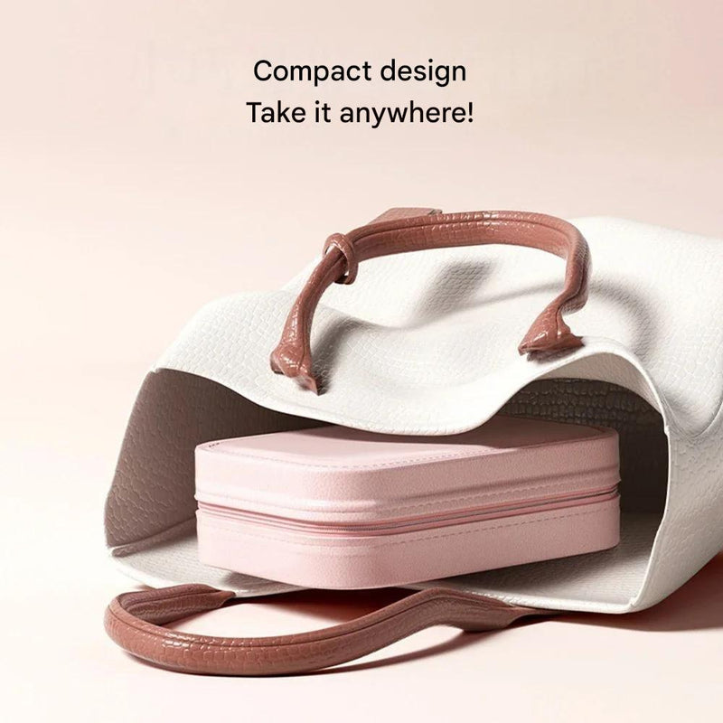 Compact Illuminated Makeup Organizer for On the Go - Liora
