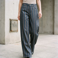 Gestreepte Wide Leg Jeans -  Tracy