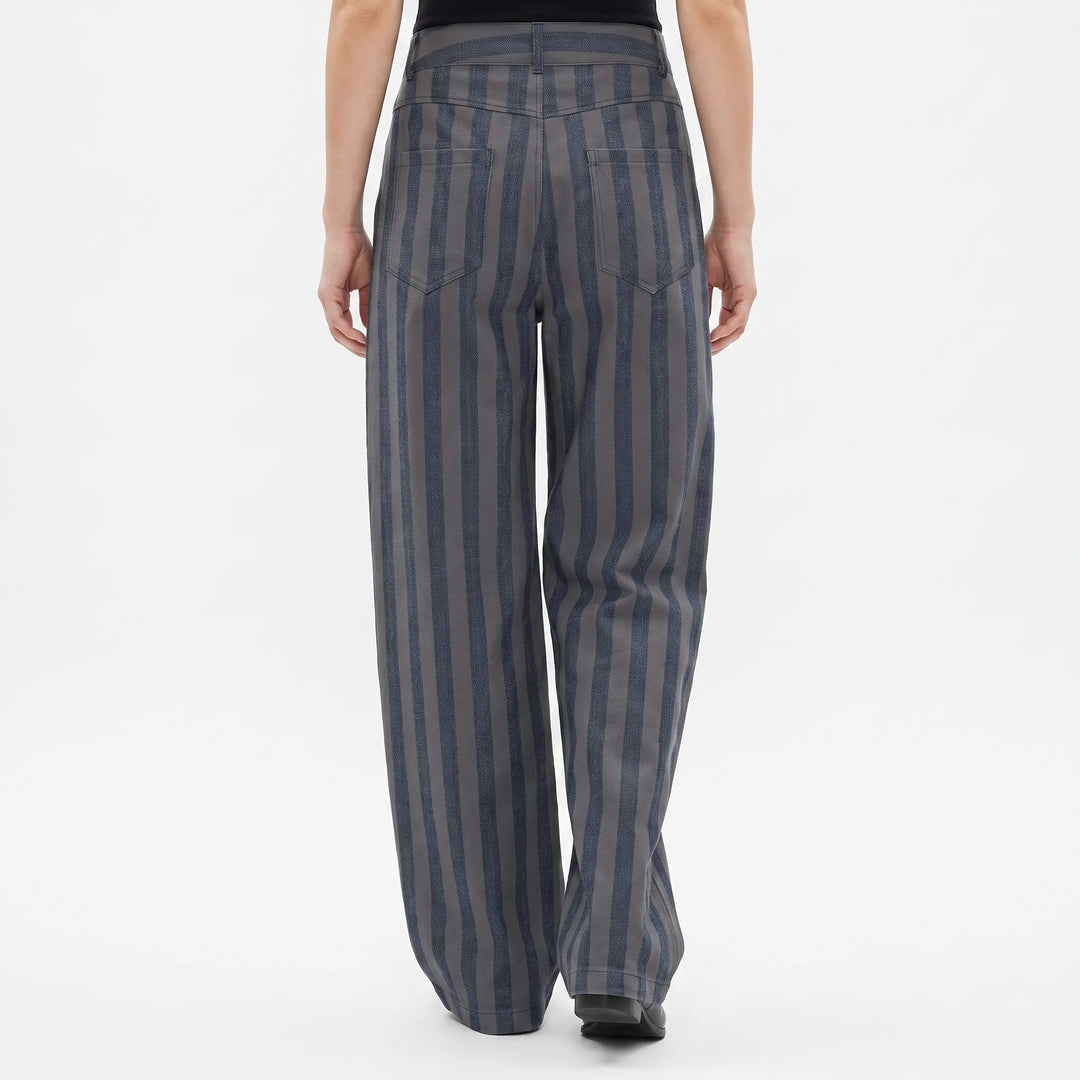 Gestreepte Wide Leg Jeans -  Tracy