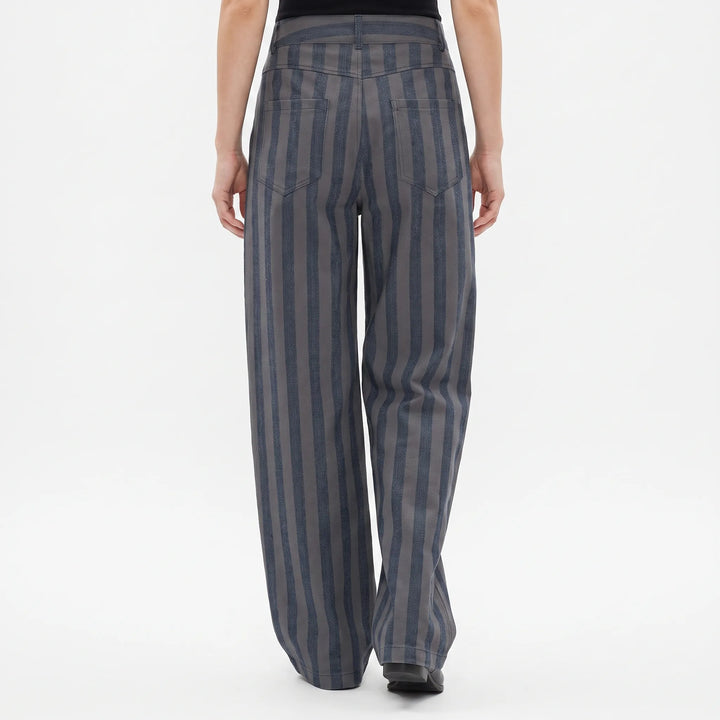Gestreepte Wide Leg Jeans -  Tracy