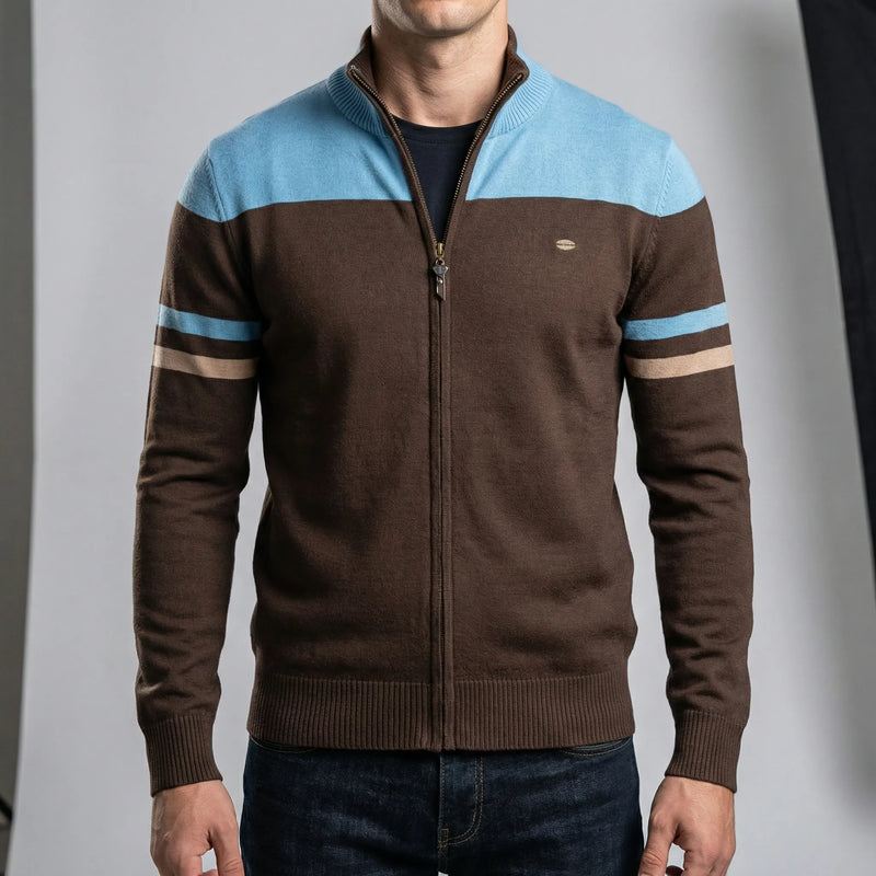 Gestreifte Schulter-Trainingsjacke - Ruben