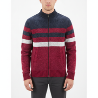 Gestreiftes Herbstvest - WarmKnit