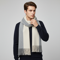 Gestrickter Schal Mit Fransenabschluss - Flaushade