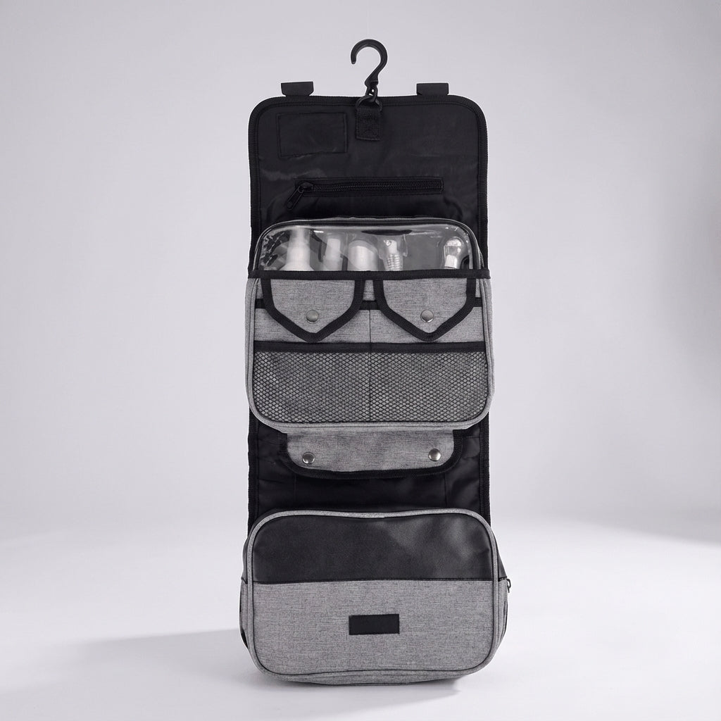 Gevouwen Hangende Toilettas - ToiletryMate