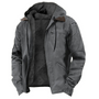 Men's Removable-Hood Winter Jacket - Warm Full-Zip Layer 3