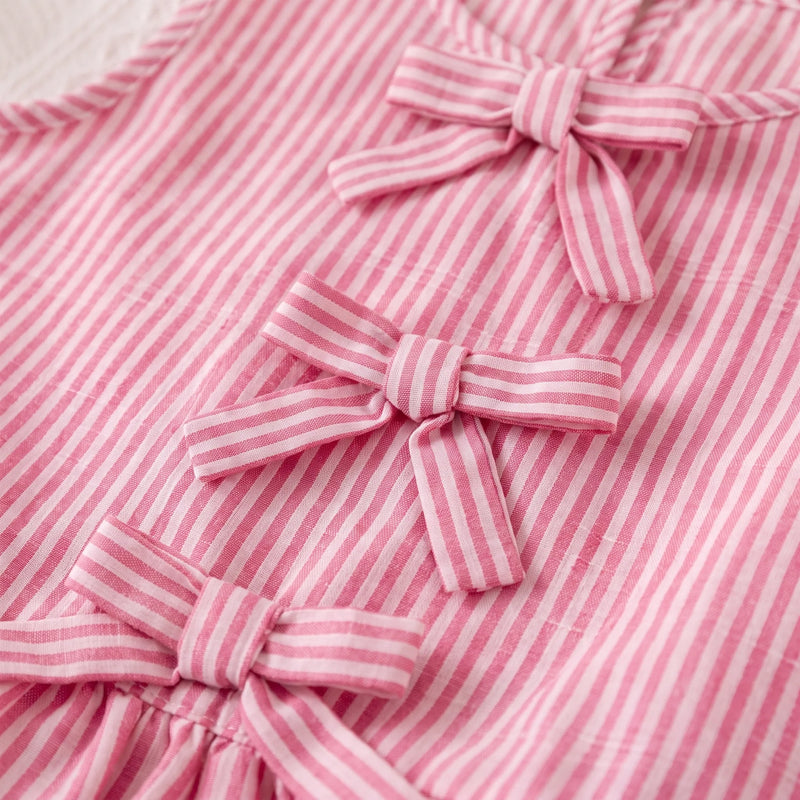 Girls' Striped Two-Piece Summer Set - SweetStripe