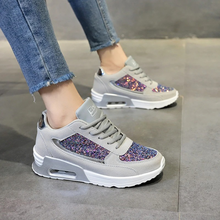 Glitzernde Damenschuhe für atmungsaktiven Komfort - SparkleFit