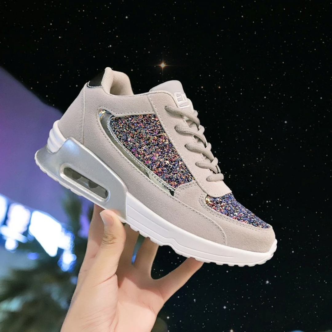 Glitzernde Damenschuhe für atmungsaktiven Komfort - SparkleFit