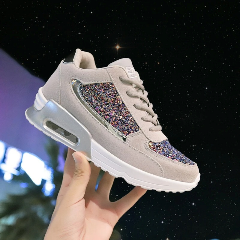 Glitzernde Damenschuhe für atmungsaktiven Komfort - SparkleFit
