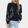 Kebell - Trendiger Damenpullover mit Katzen
