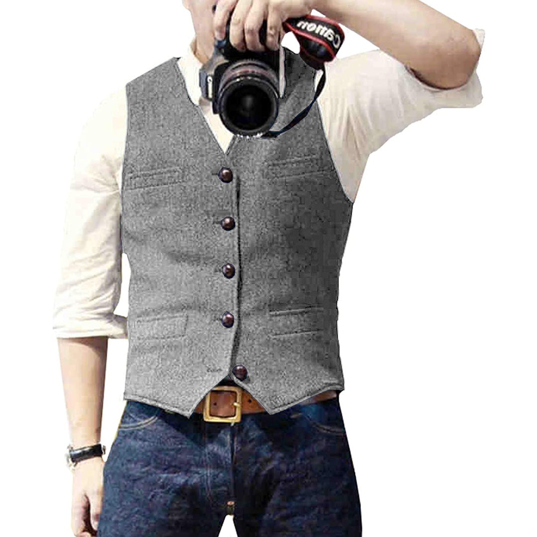 Stylish Denim Vest for Men - Mason